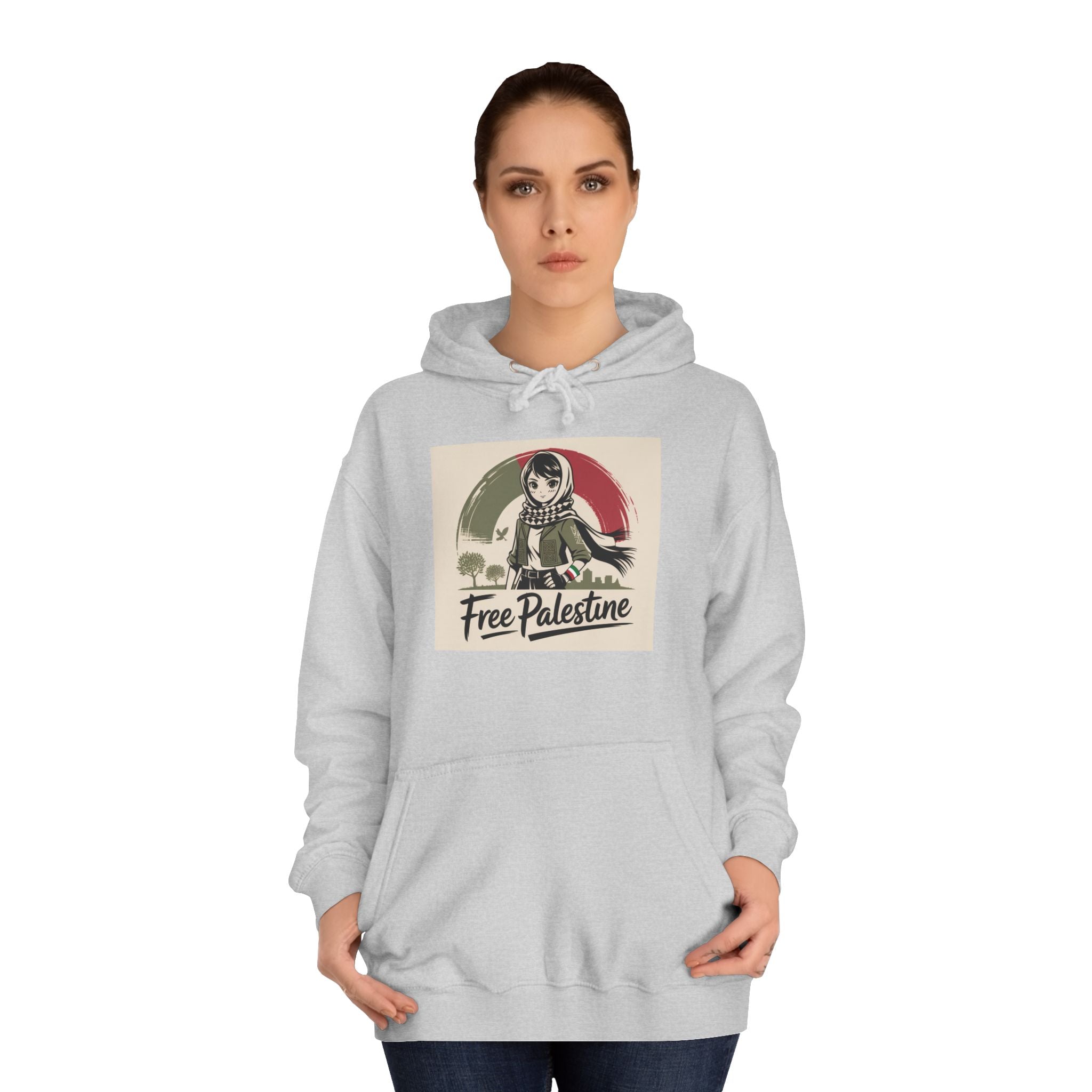 Free Palestine Hoodie – Political Activism Sweatshirt
