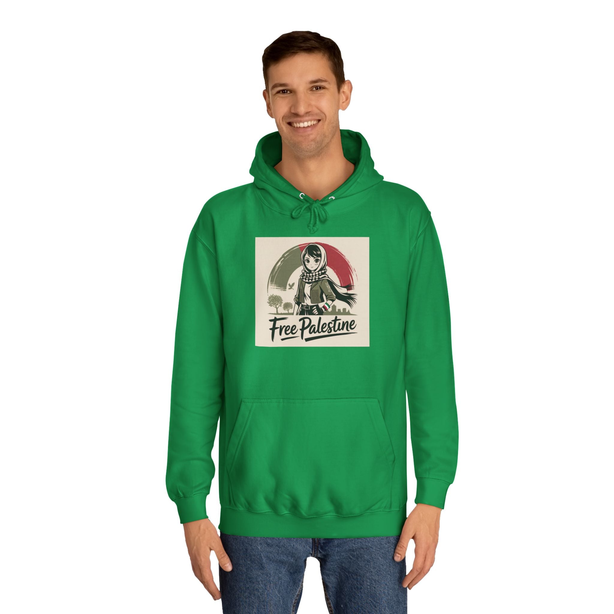Free Palestine Hoodie – Political Activism Sweatshirt