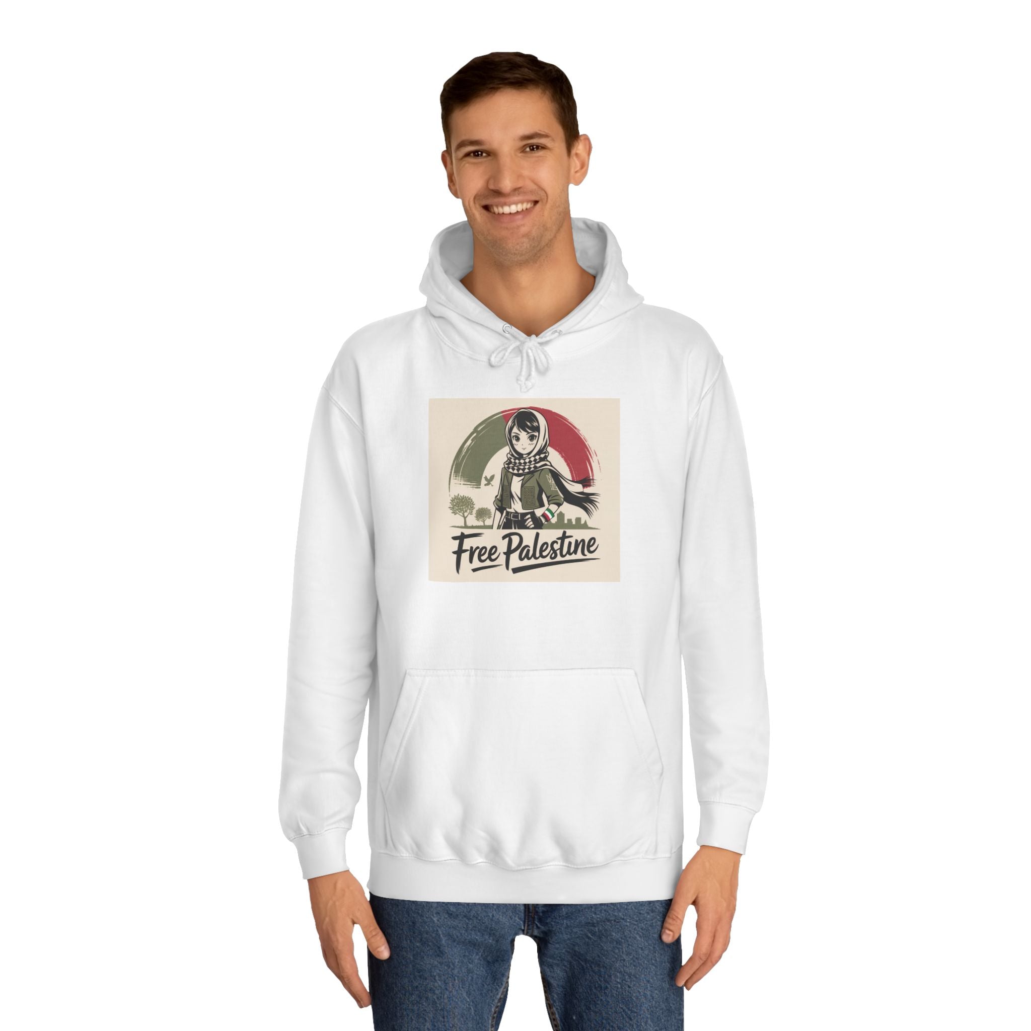 Free Palestine Hoodie – Political Activism Sweatshirt