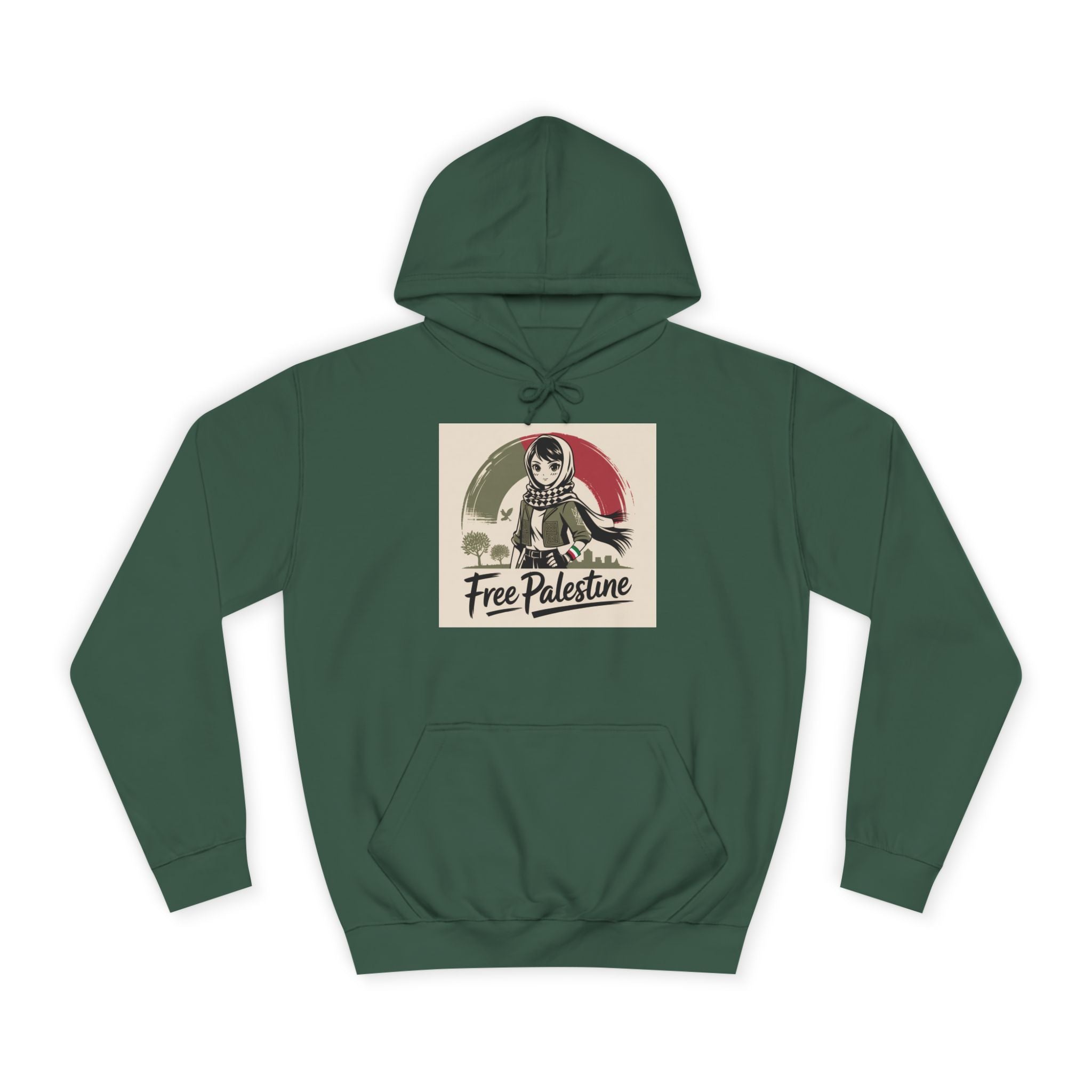 Free Palestine Hoodie – Political Activism Sweatshirt