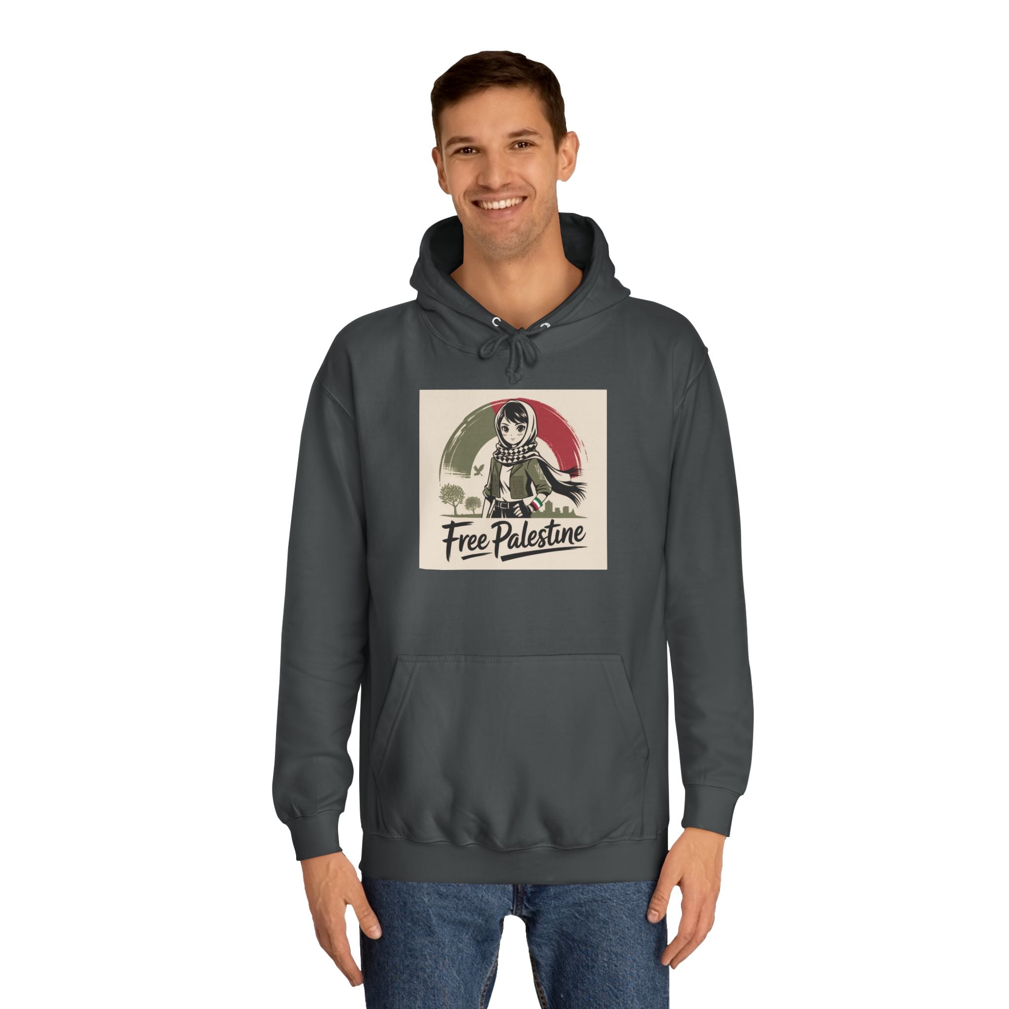 Free Palestine Hoodie – Political Activism Sweatshirt
