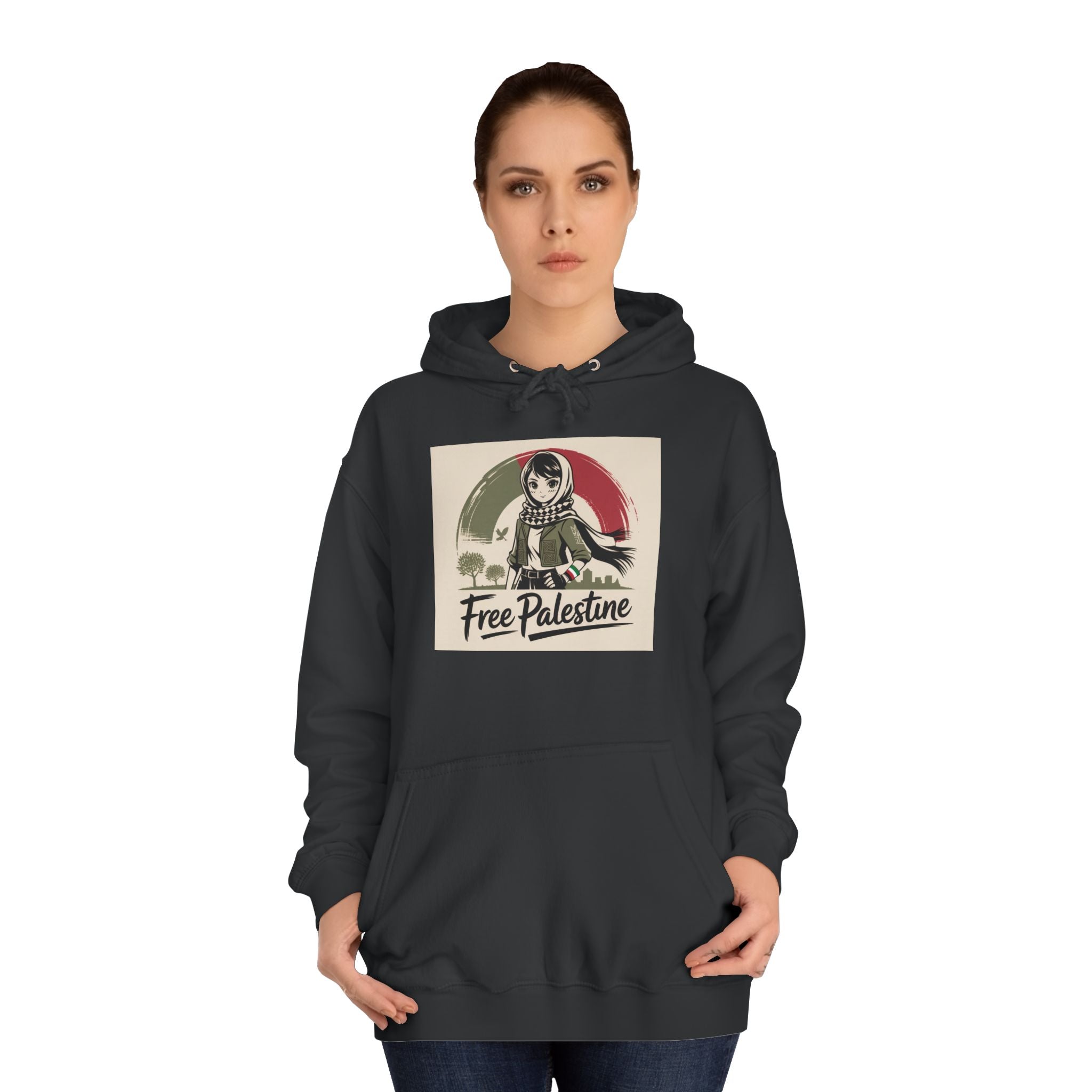 Free Palestine Hoodie – Political Activism Sweatshirt