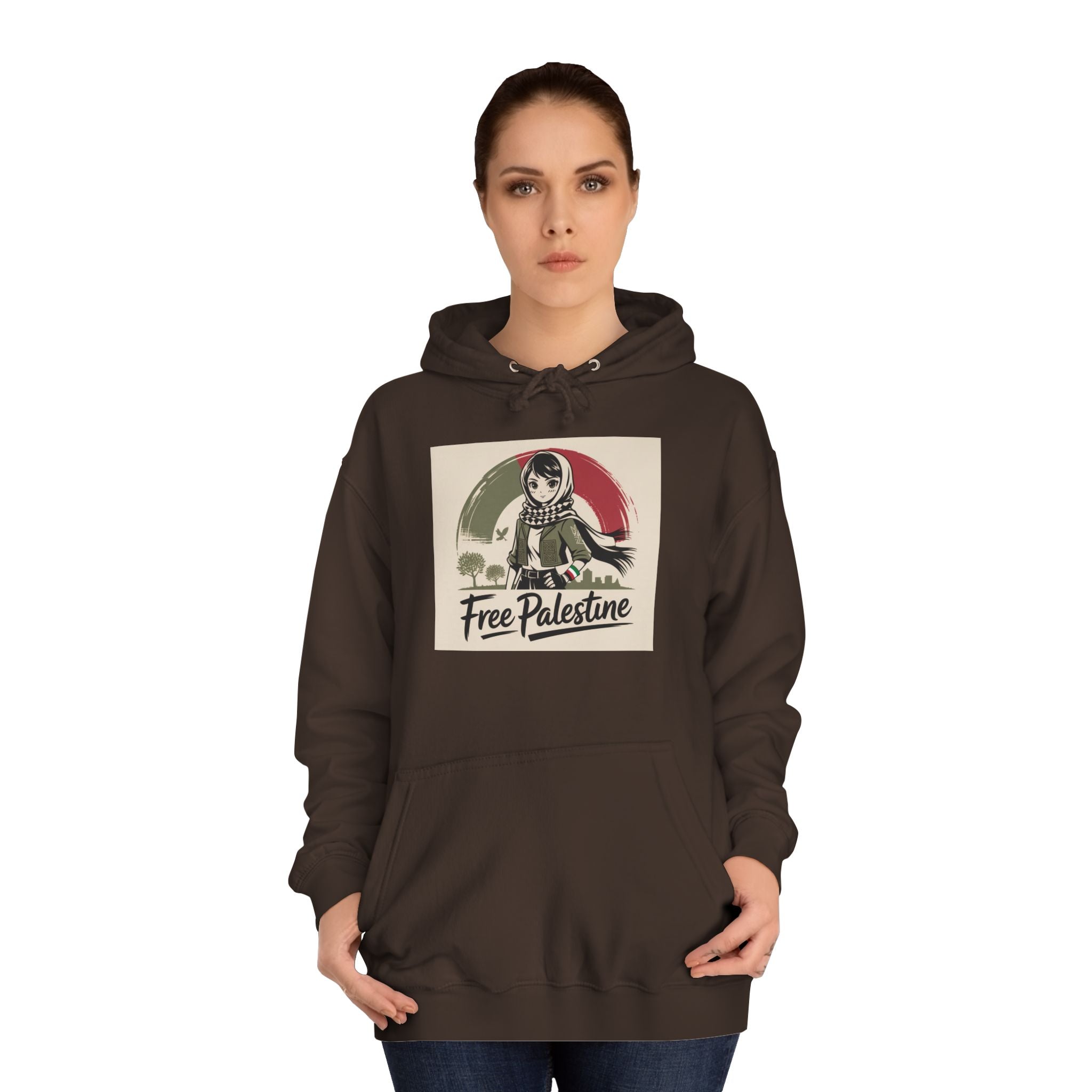 Free Palestine Hoodie – Political Activism Sweatshirt
