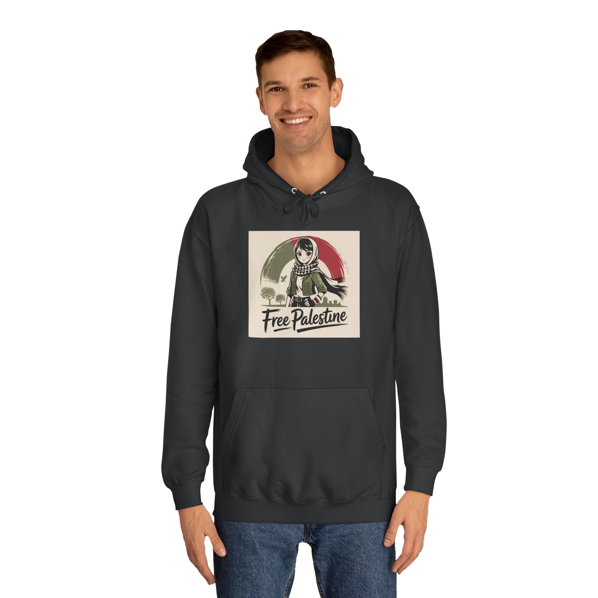 Free Palestine Hoodie – Political Activism Sweatshirt