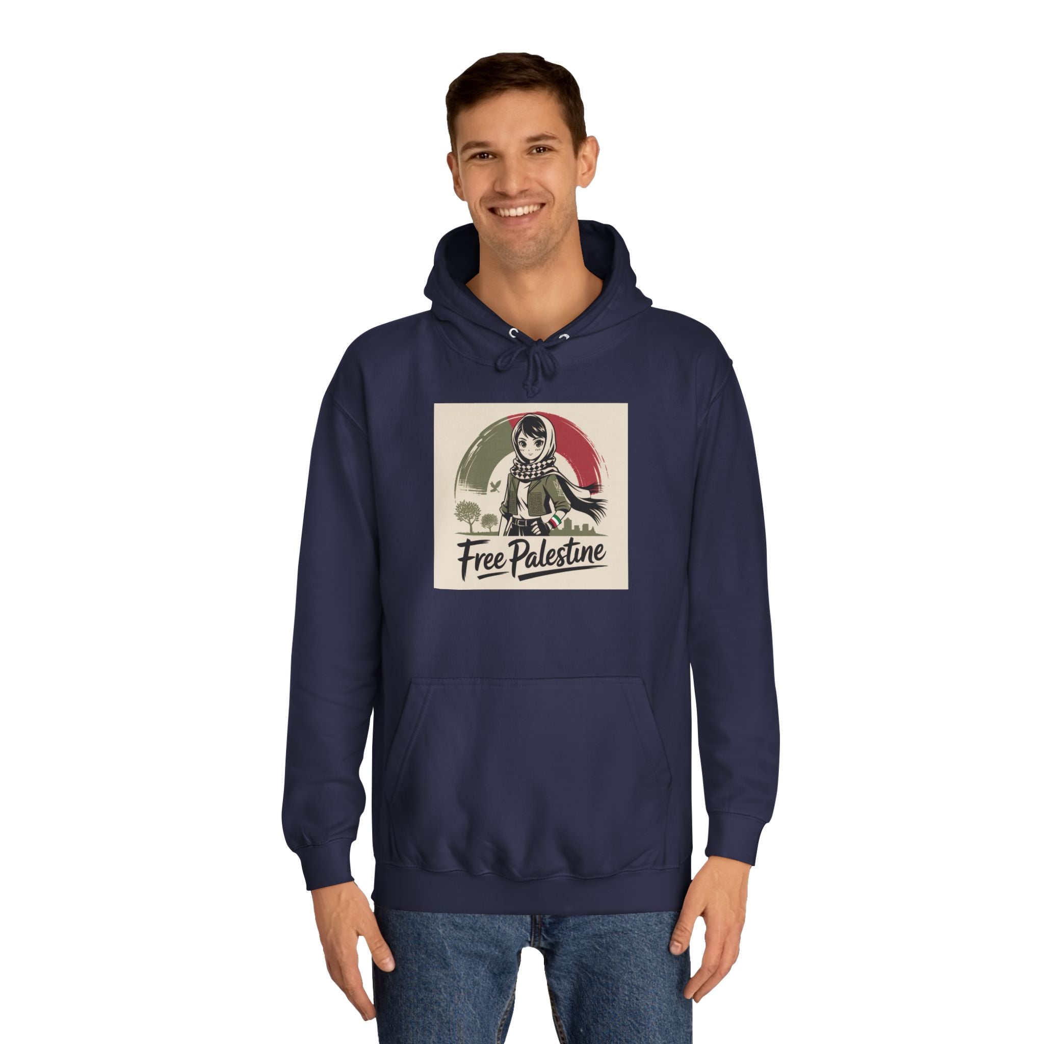 Free Palestine Hoodie – Political Activism Sweatshirt