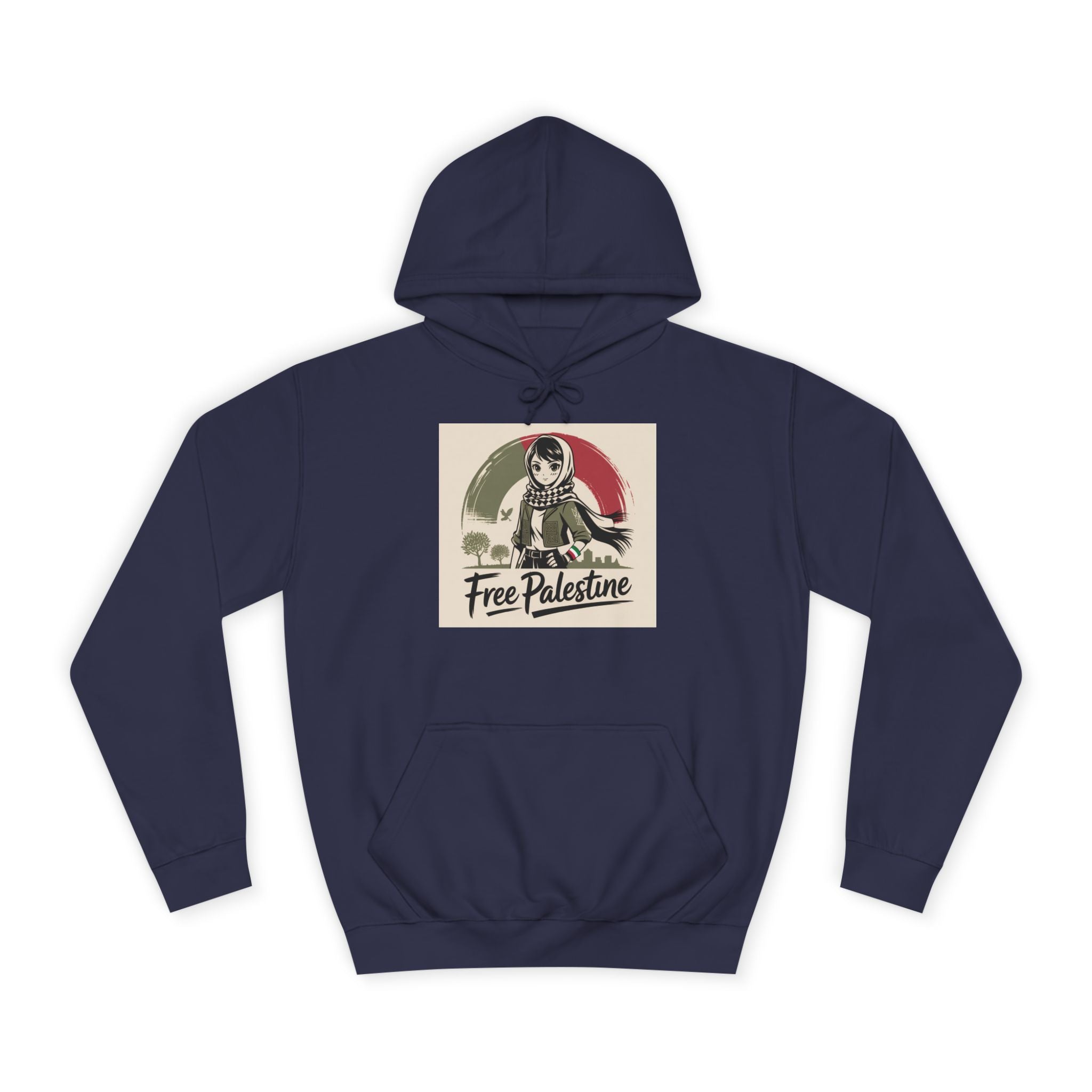 Free Palestine Hoodie – Political Activism Sweatshirt
