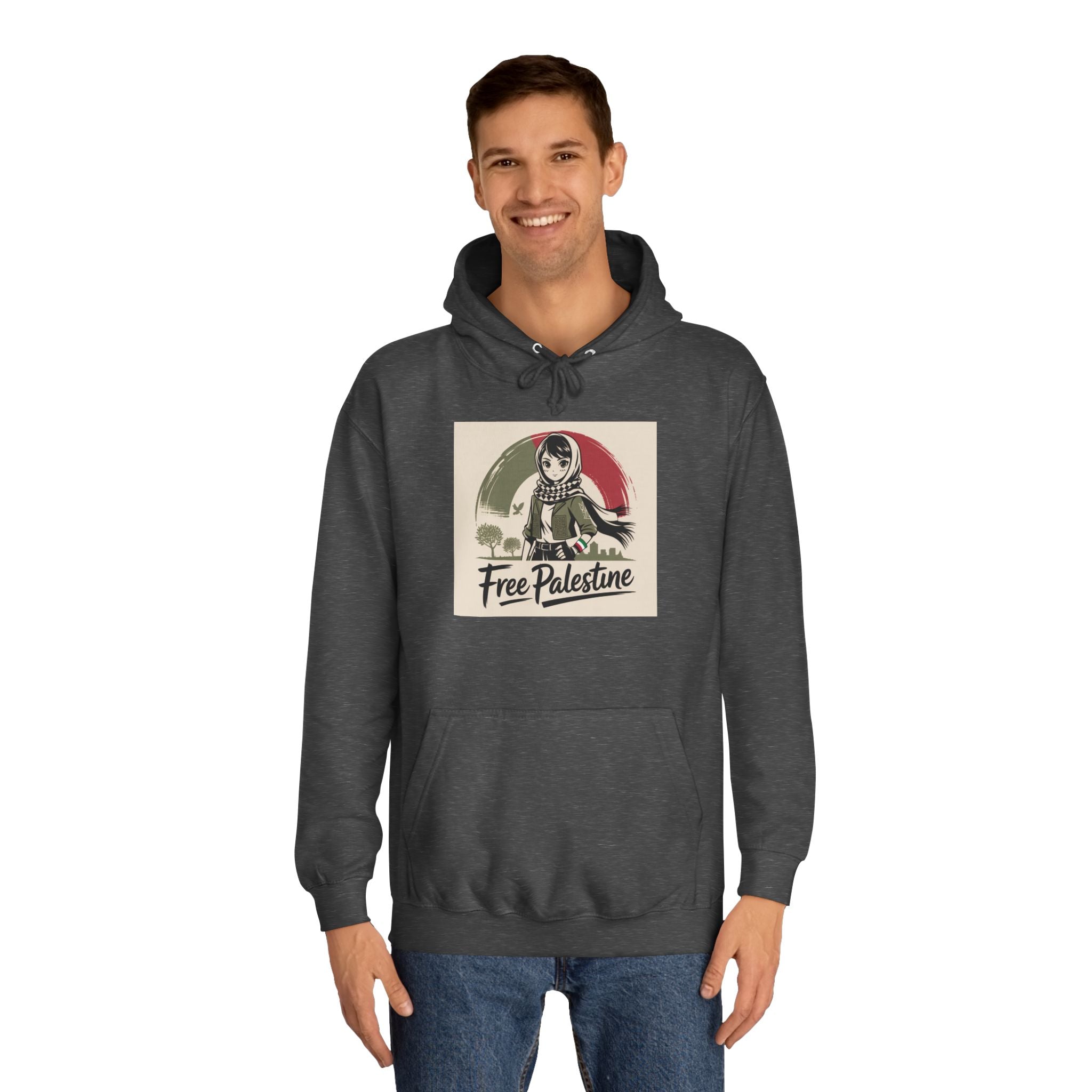 Free Palestine Hoodie – Political Activism Sweatshirt