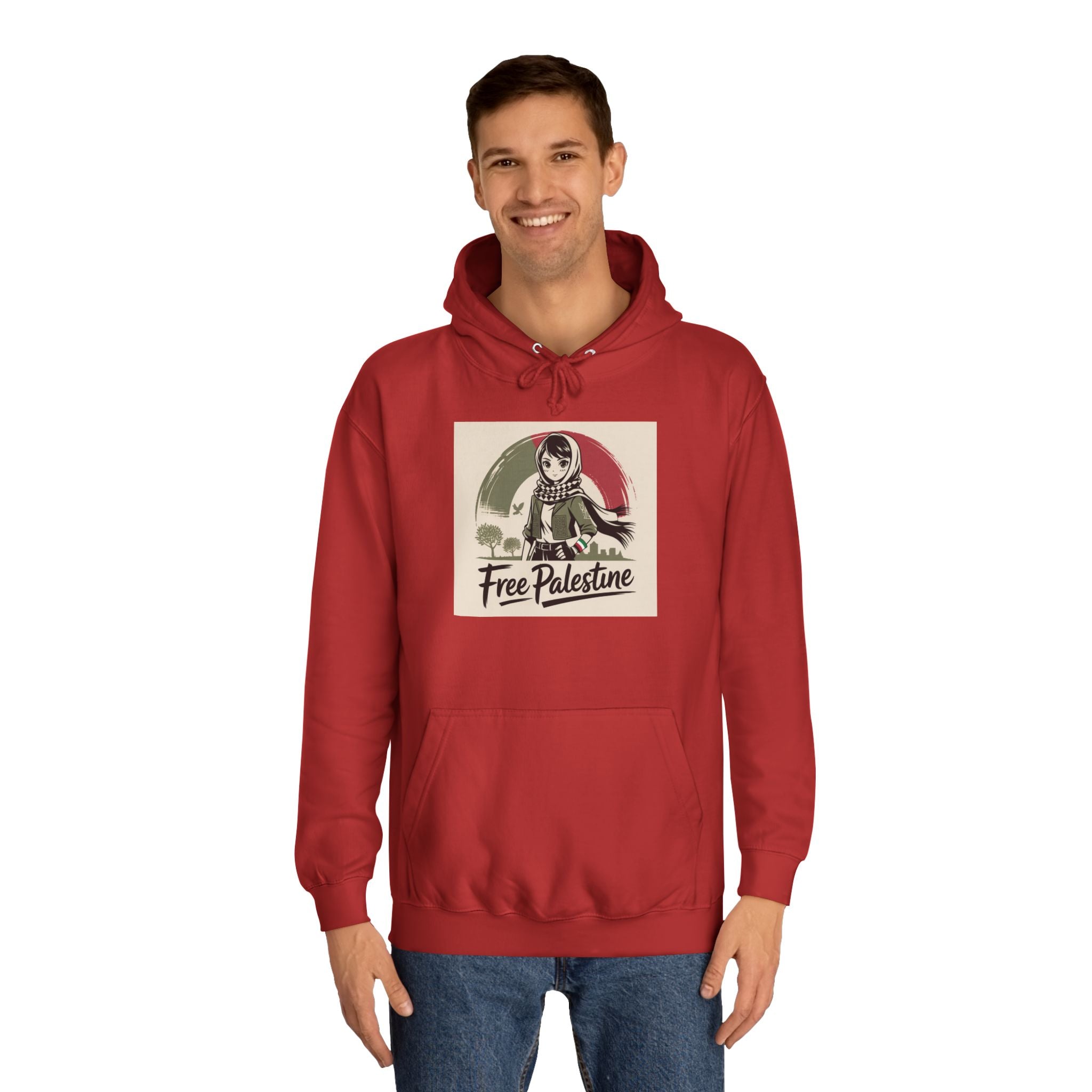 Free Palestine Hoodie – Political Activism Sweatshirt
