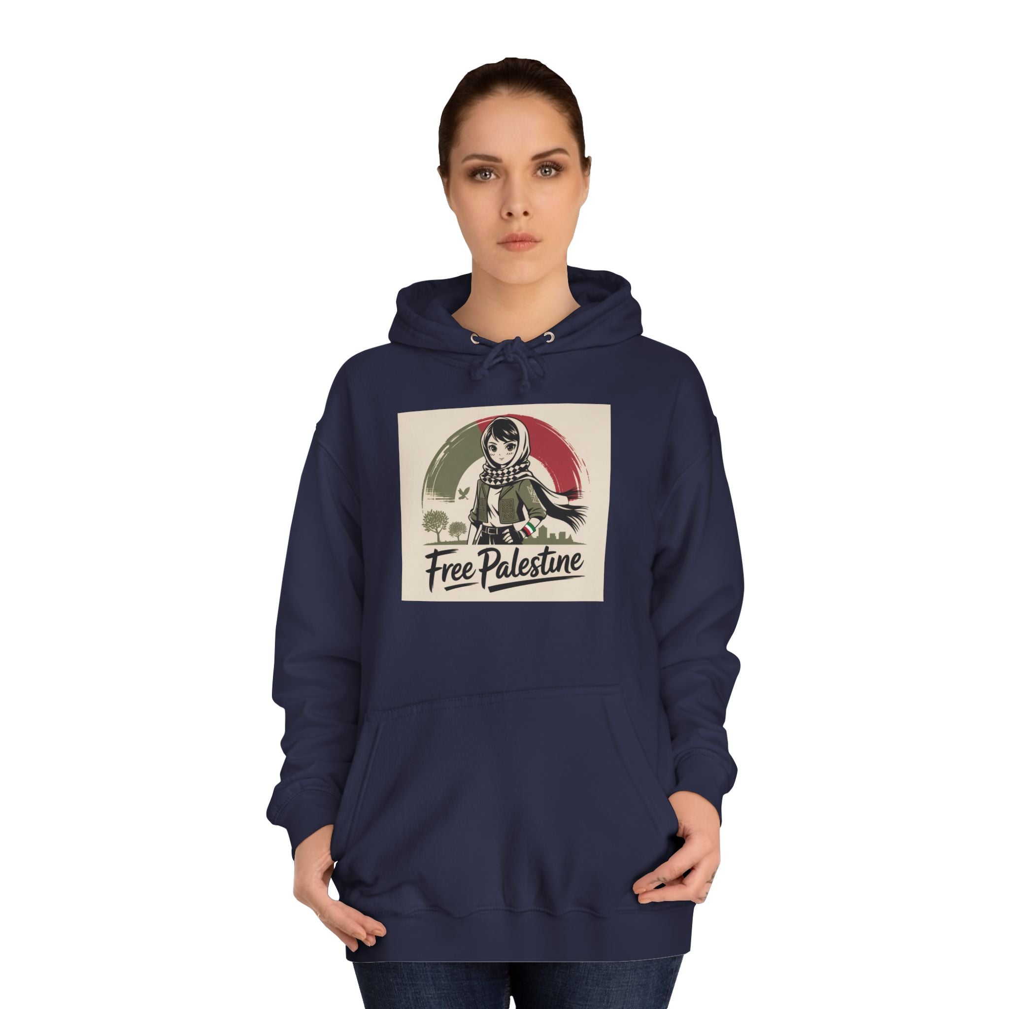 Free Palestine Hoodie – Political Activism Sweatshirt