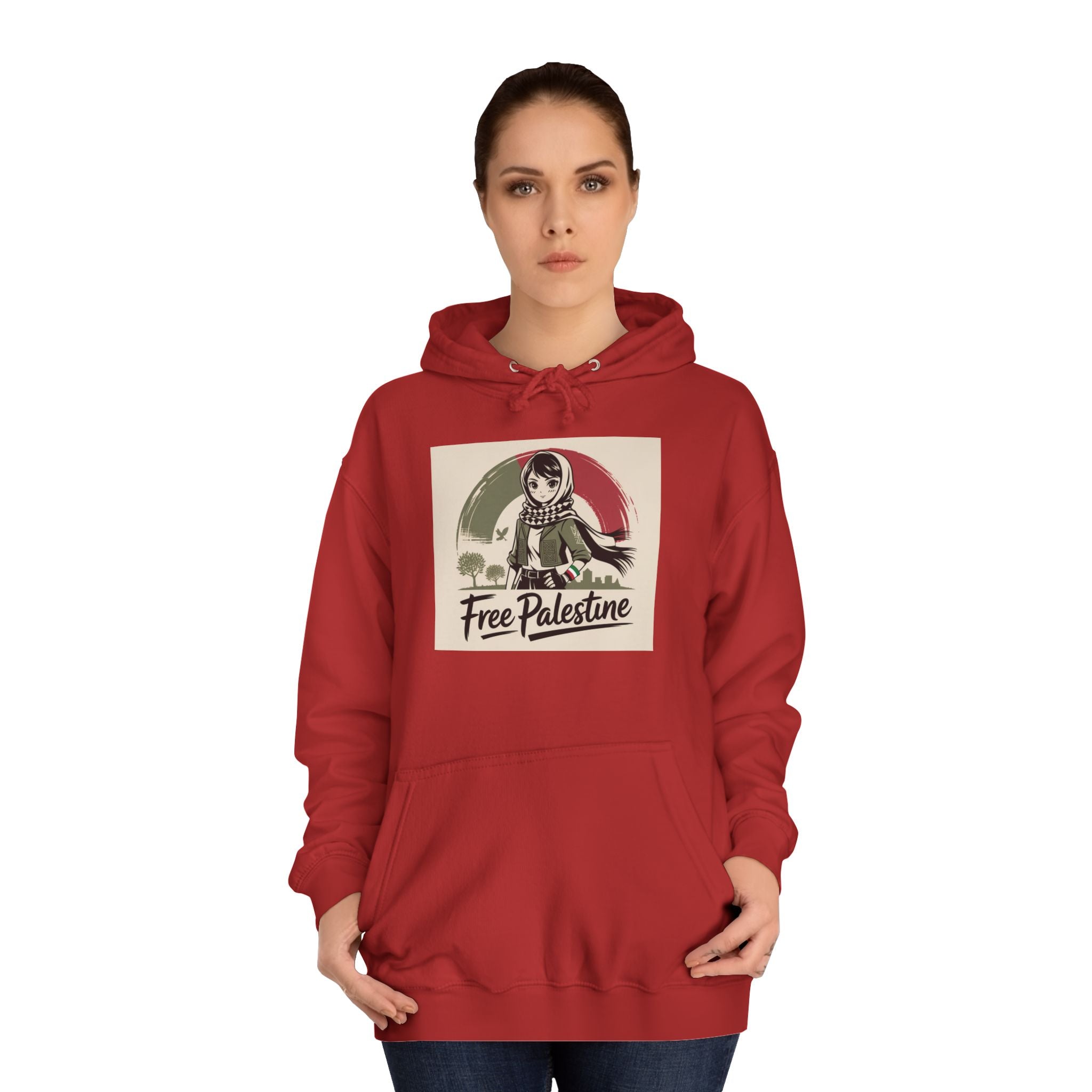 Free Palestine Hoodie – Political Activism Sweatshirt