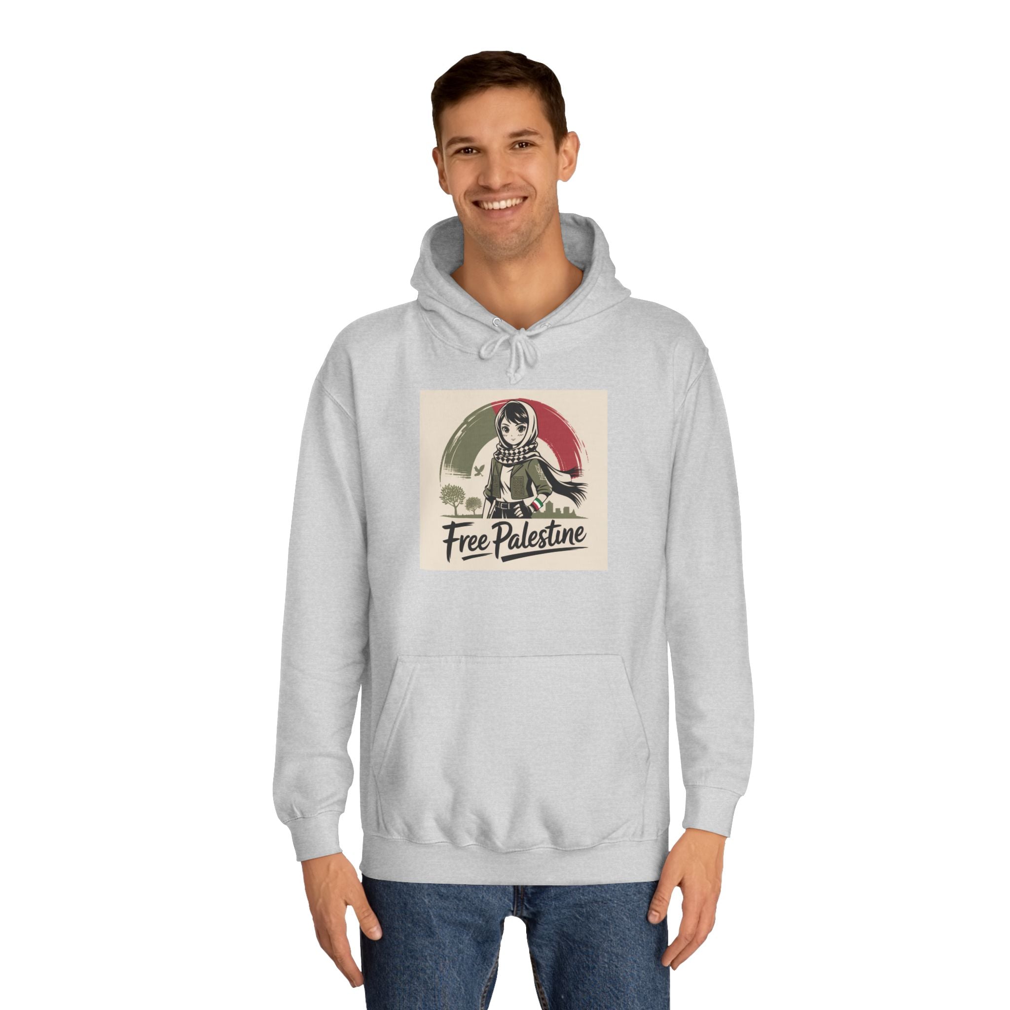 Free Palestine Hoodie – Political Activism Sweatshirt